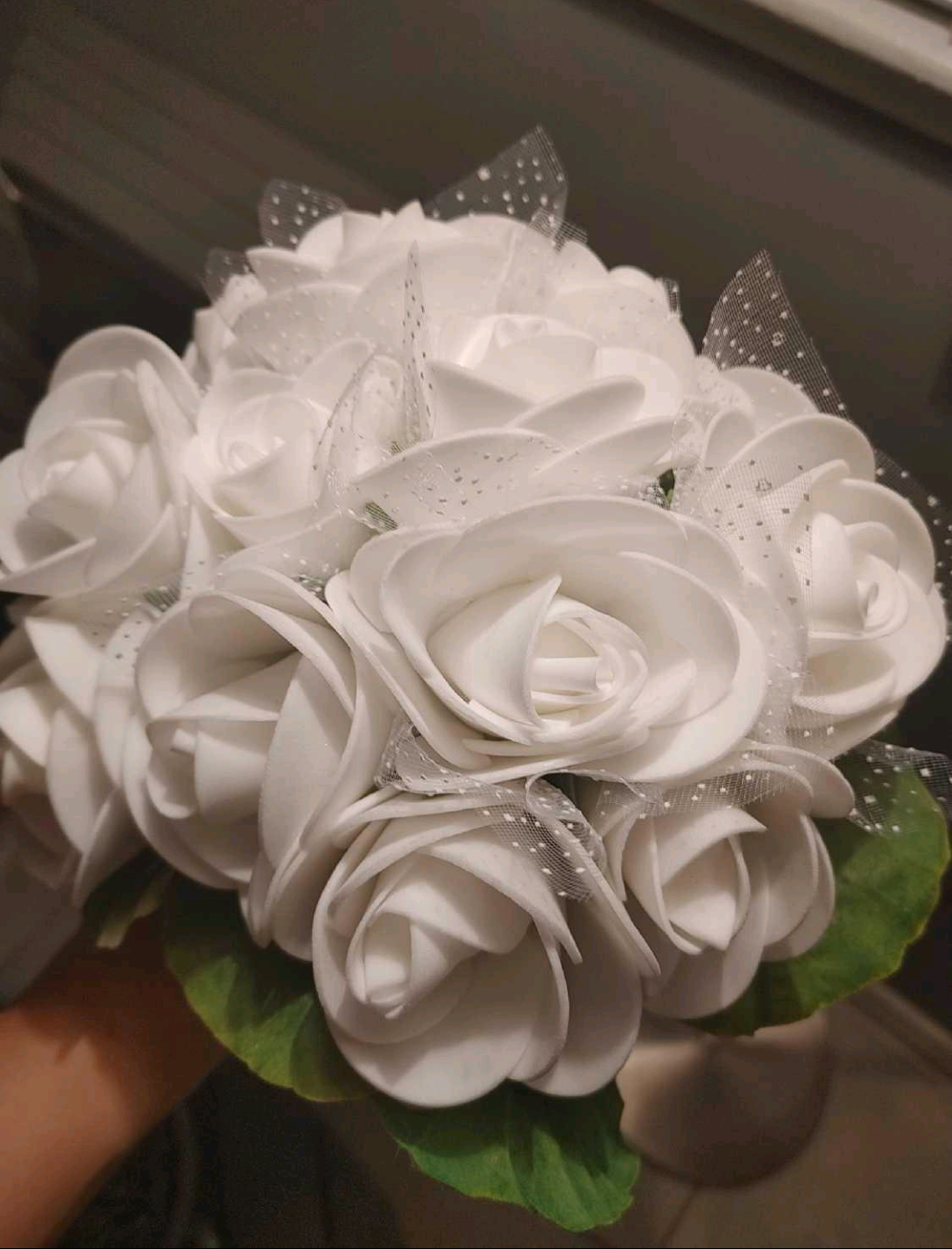 Wedding Bouquet White Rose Bouquet New - photo 2