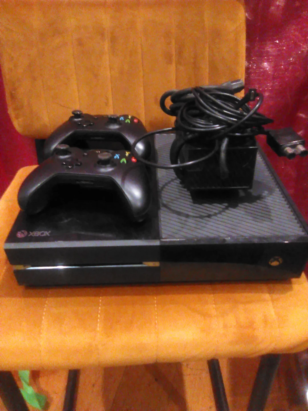 Xbox One Console with Two Controllers