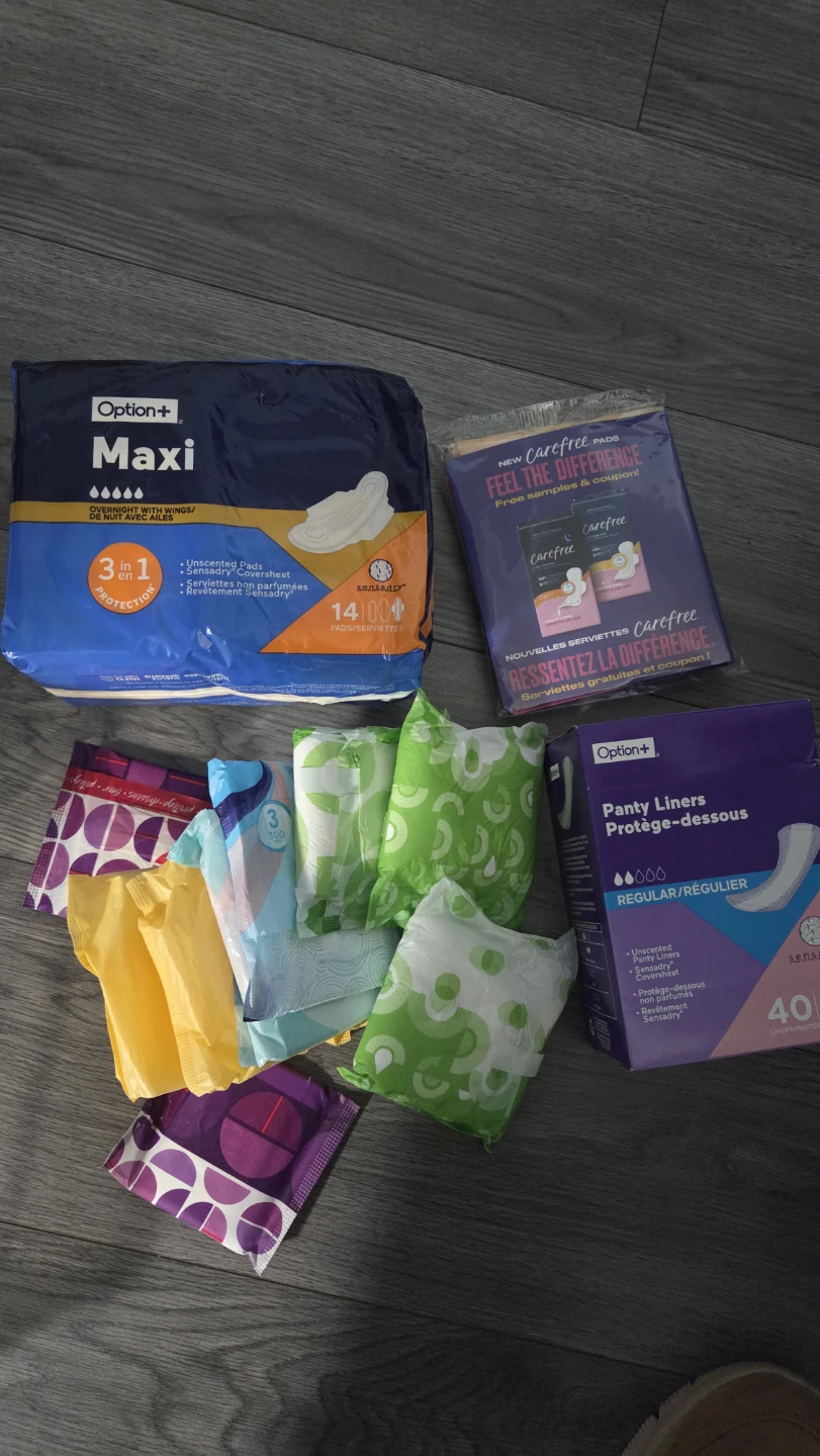 Female menstrual pads