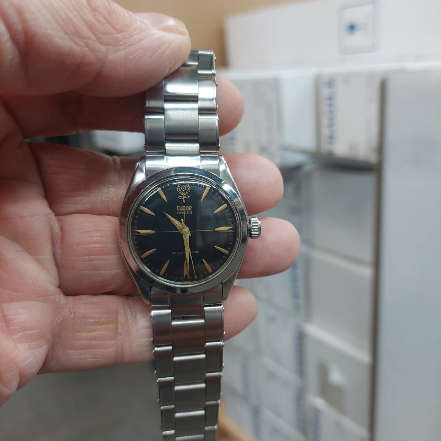 Vintage 1960s Tudor Big Rose watch - photo 2