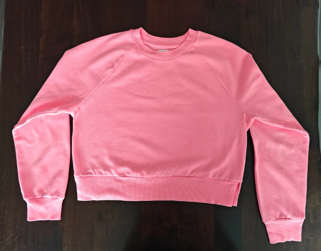 Pink Sweatshirt and Shorts Set - Size S/XS - photo 2