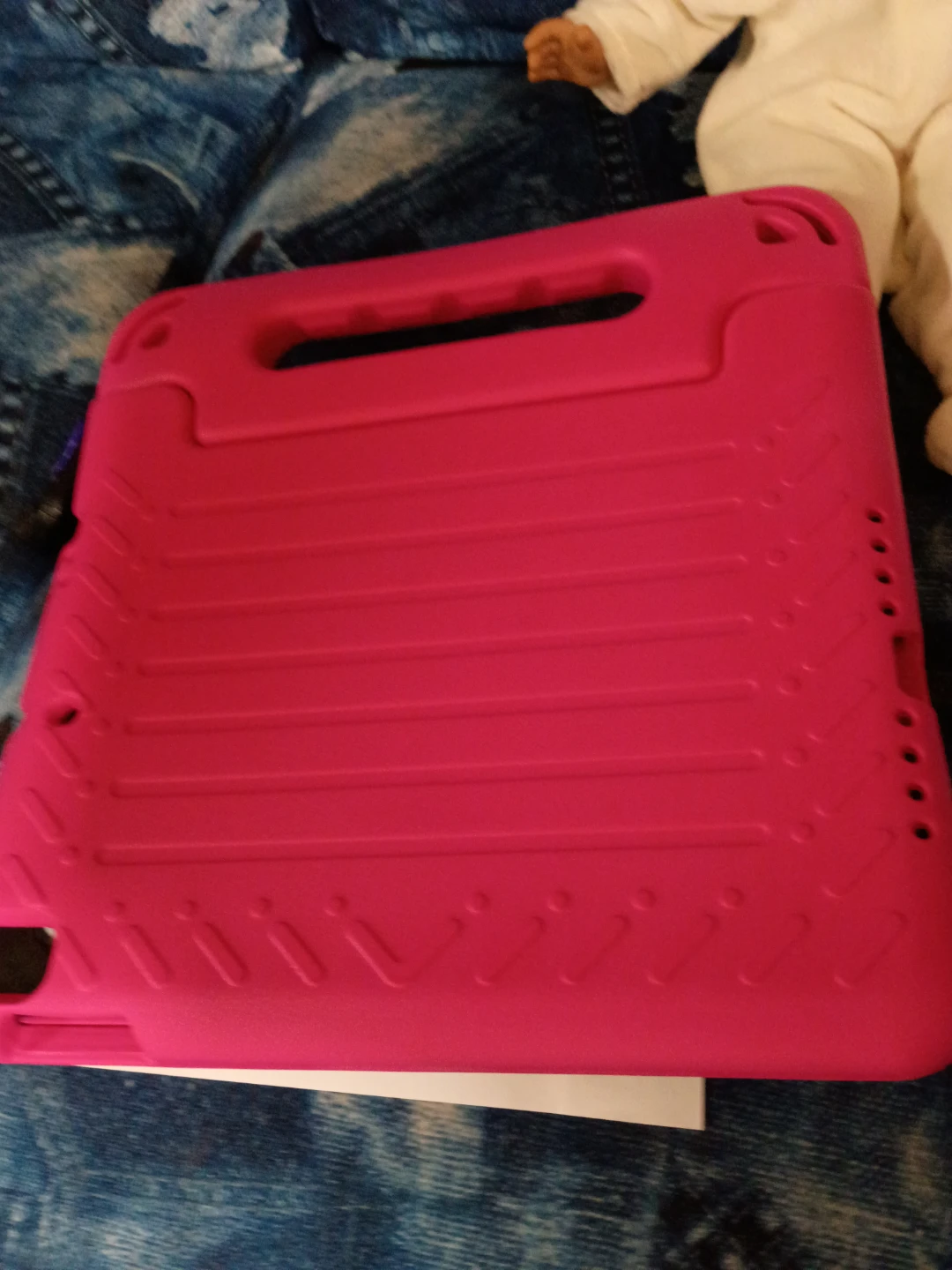 Pink Kid-Friendly Tablet Case with Handle - photo 2