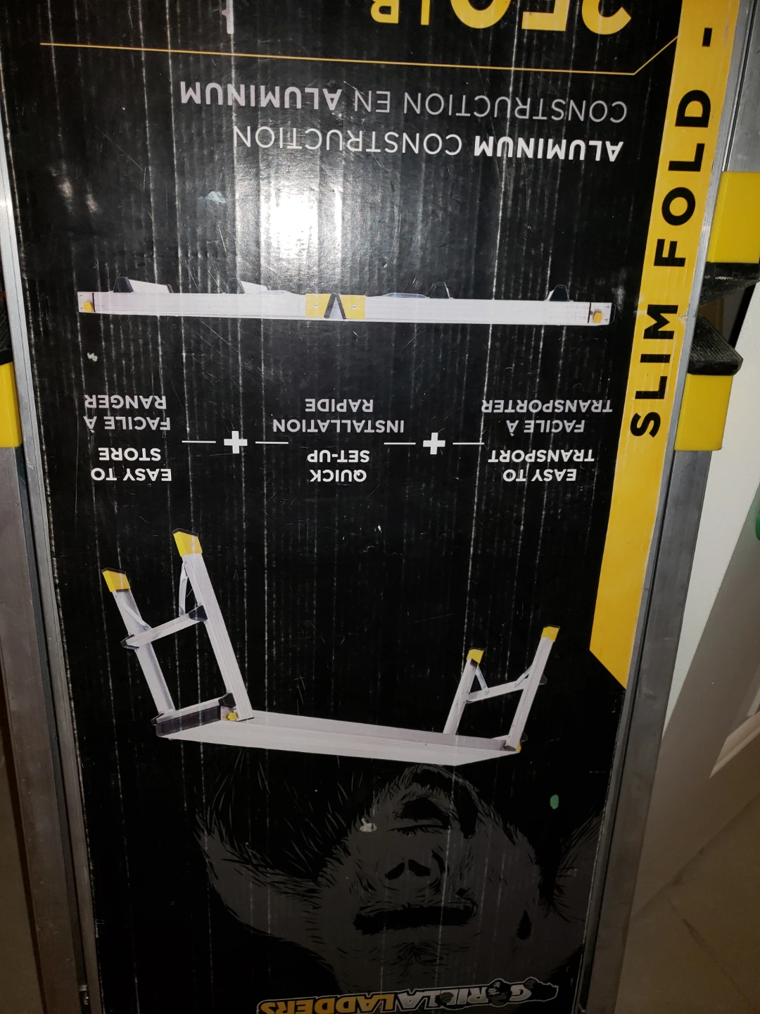 GRIP LADDERS Slim Fold 47" x 12" Aluminum Platform - photo 3