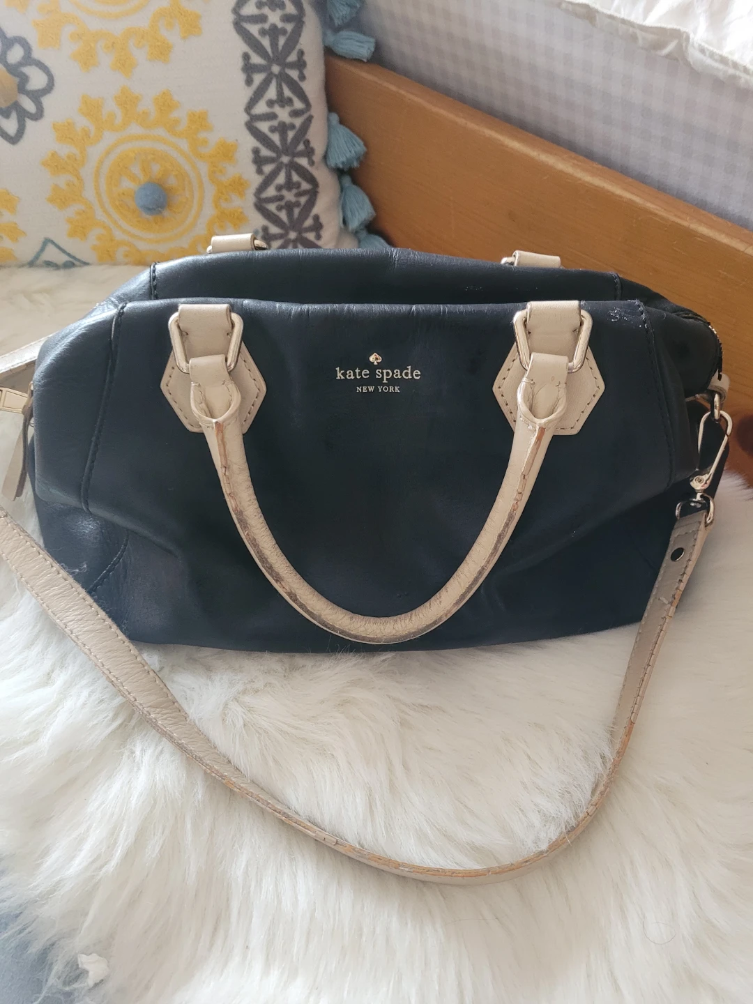Kate Spade New York Leather Satchel Handbag