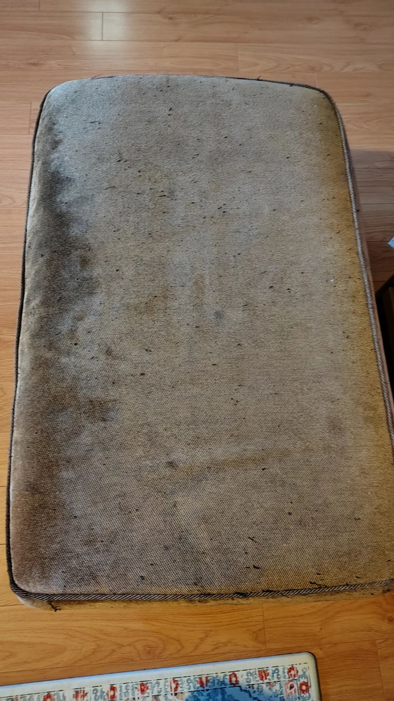 Free Ottoman with Wooden Legs - photo 2