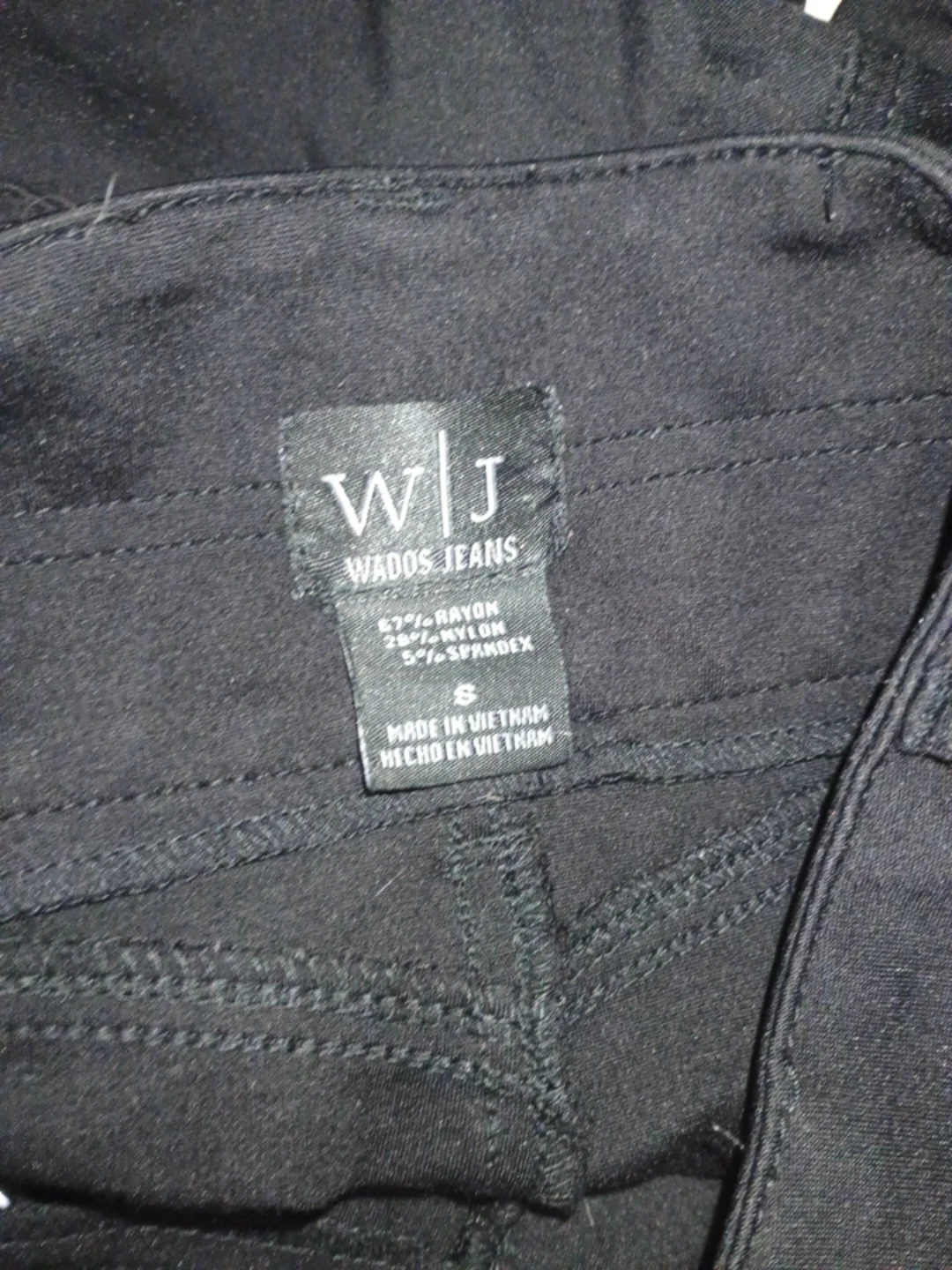 Wados Jeans Black Skinny Pants Size S - photo 5