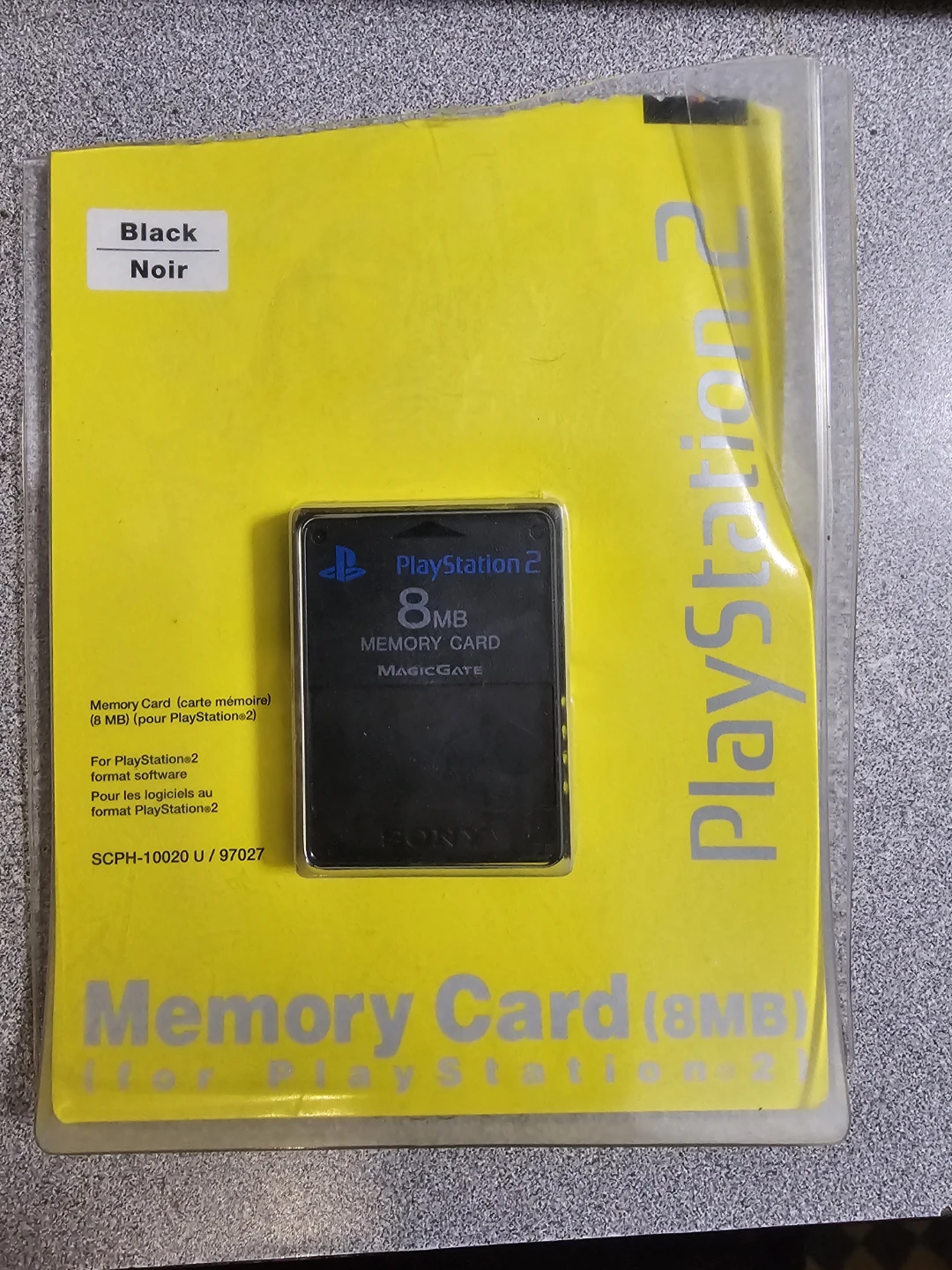 Sony PlayStation 2 Memory Card 8MB Black