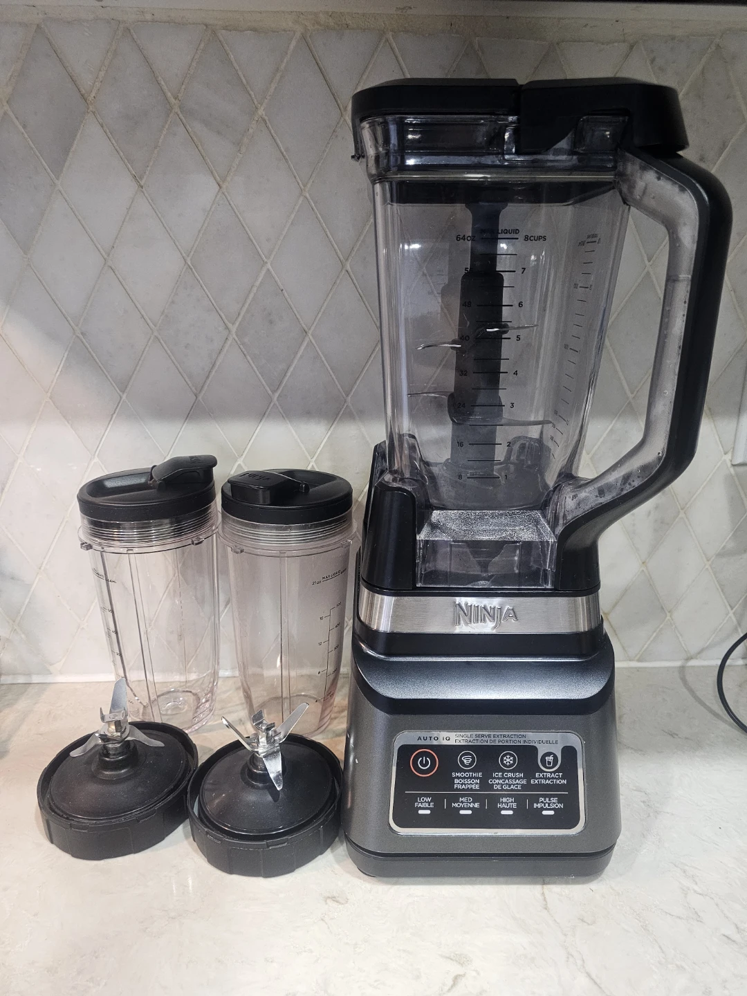 Ninja Blender AUTO iQ Single serve extraction  1400watt