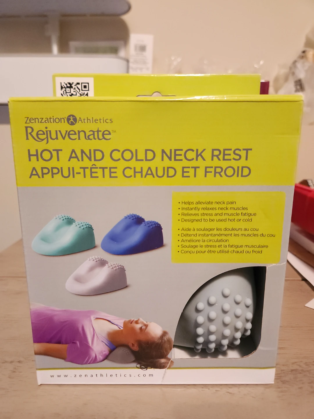 Zenzation Athletics Rejuvenate Hot and Cold Neck Rest