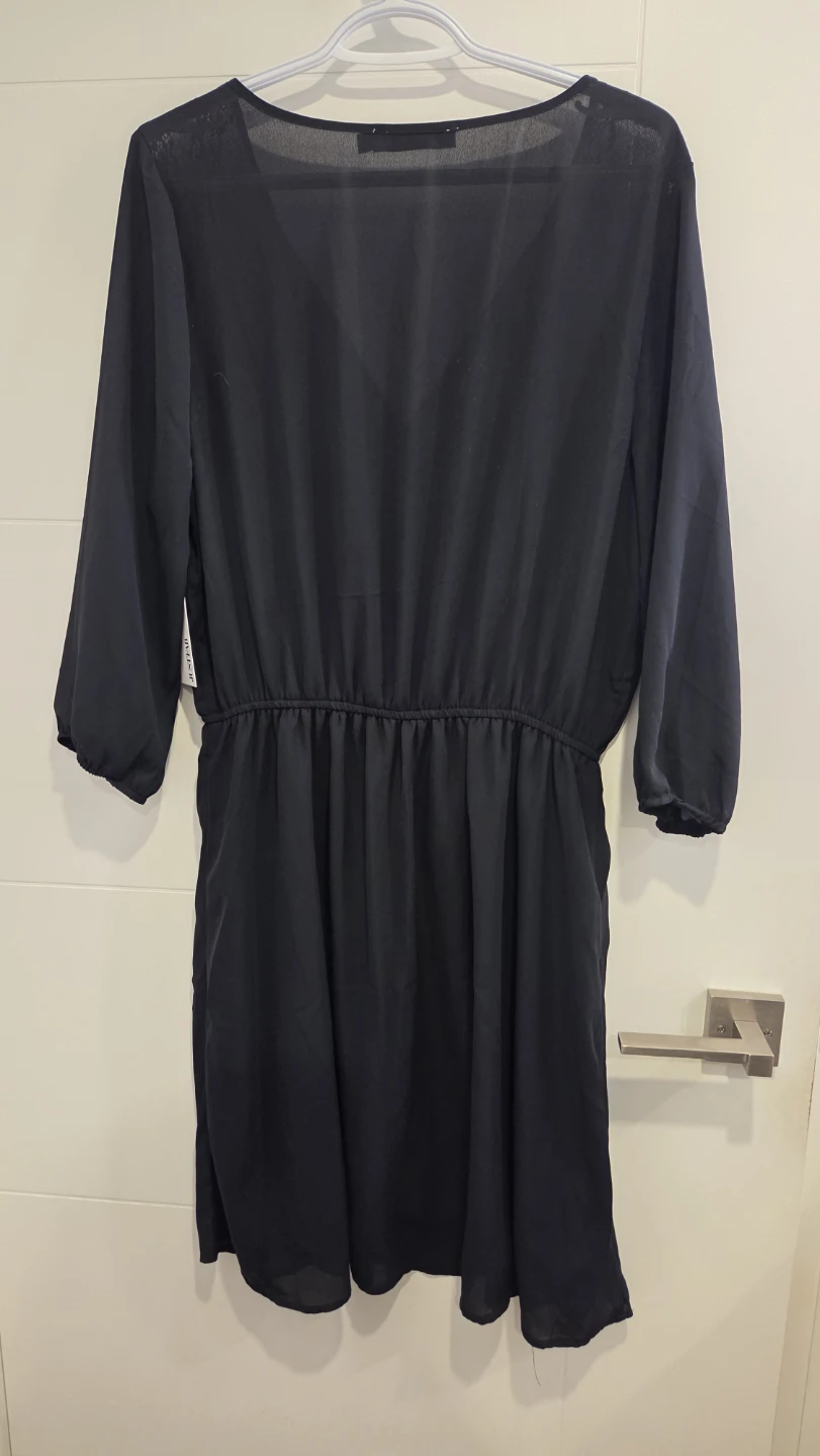 JUSTFAB Black Lace Detail Dress Size L - photo 4