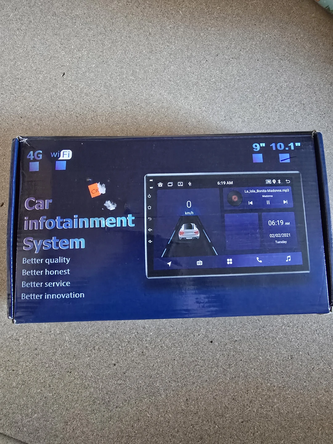 9" 10.1" Car Infotainment System with 4G WiFi