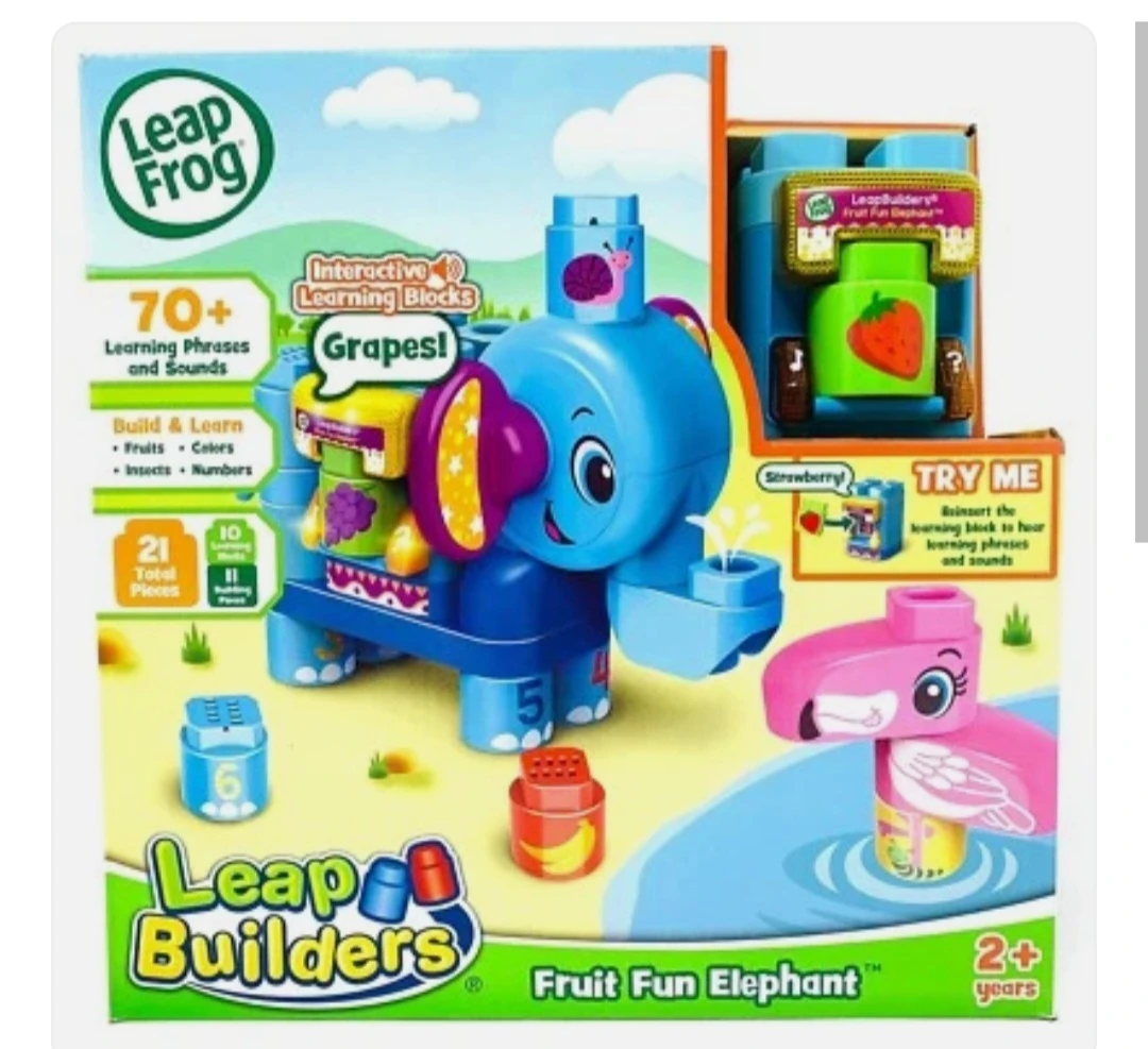 Leap Frog Leap Builders Fruit Fun Elephant