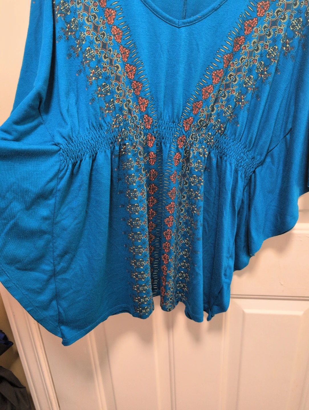 New Woman Design (NWD) Blue Kaftan Top L/G - photo 3