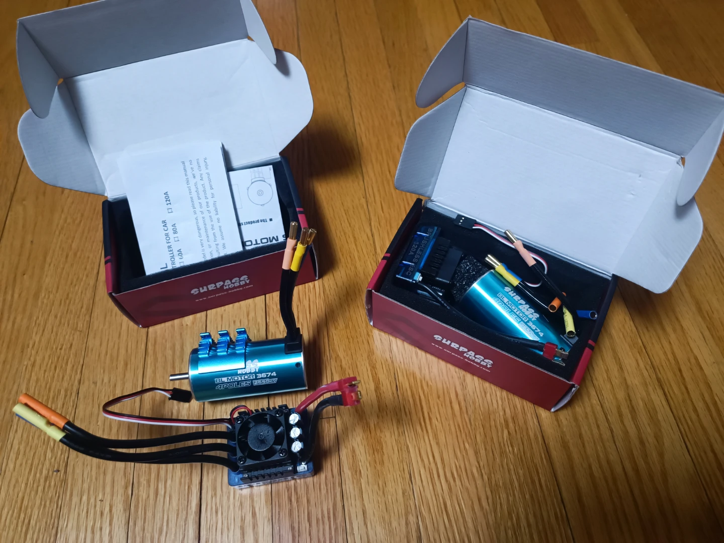 Surpass Hobby BL Motor 3674 2650KV 4 Poles Brushless Motor