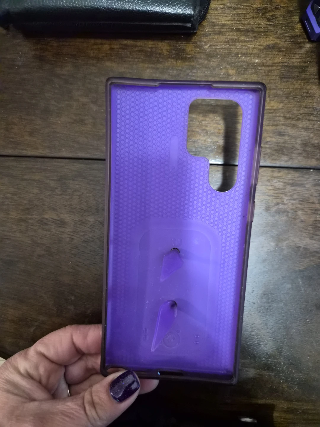 Purple Loopy Phone Case for S22 Ultra - photo 3