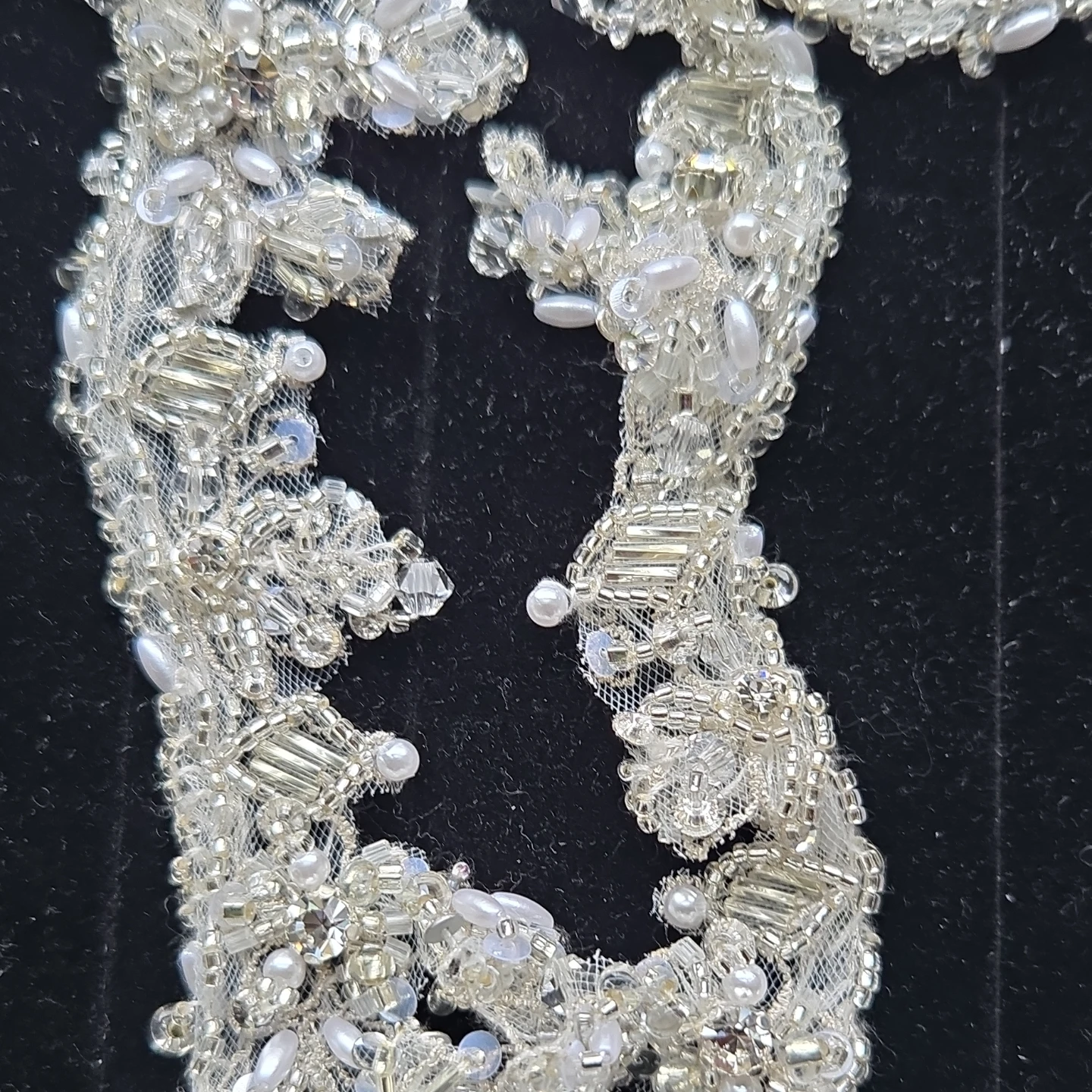 Beaded Lace Applique Trim - photo 5