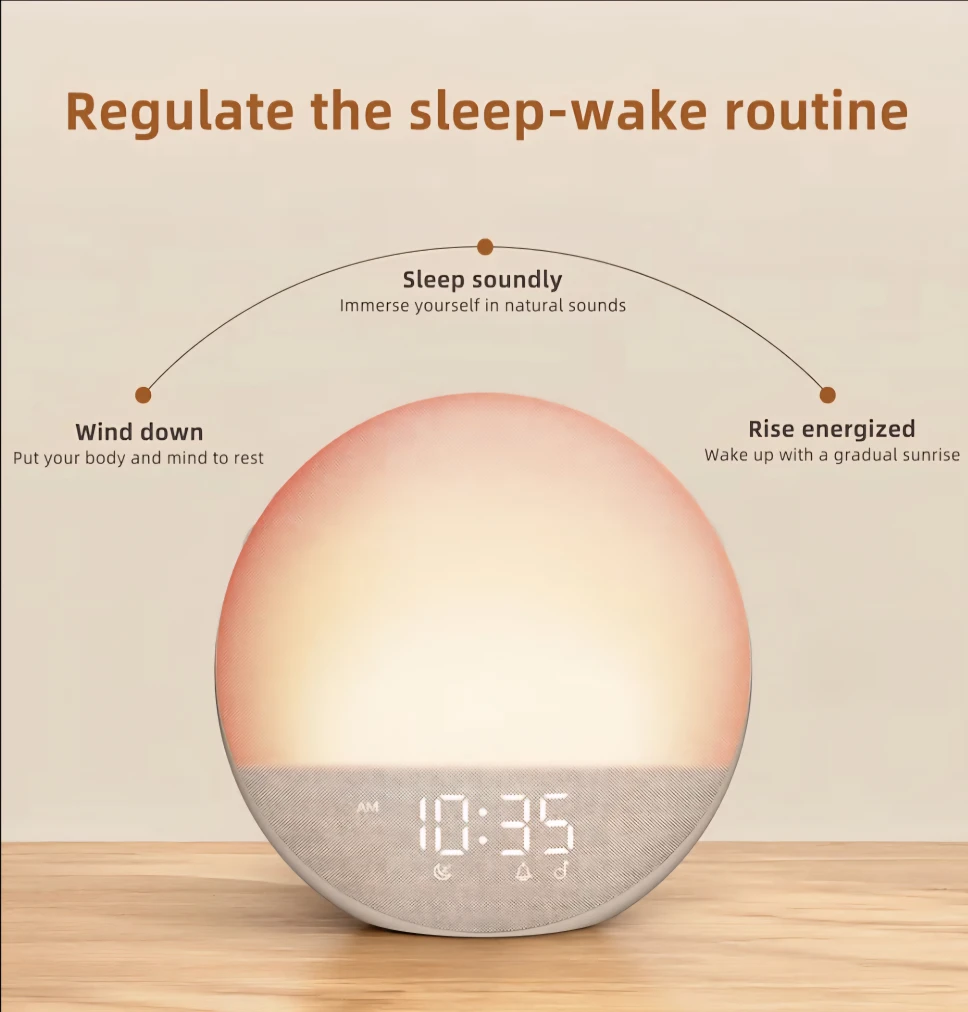 Odokee Sunrise Alarm Clock & Sleep Sounds Machine - photo 4
