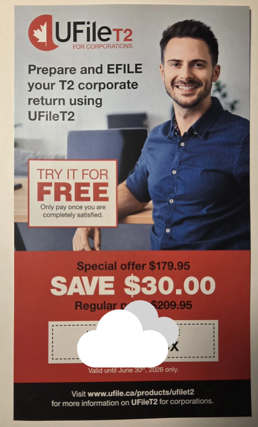 UFile T2 voucher