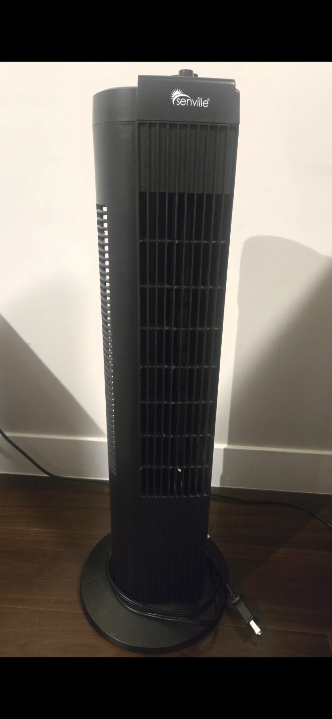 Senville Black Tower Fan - photo 2