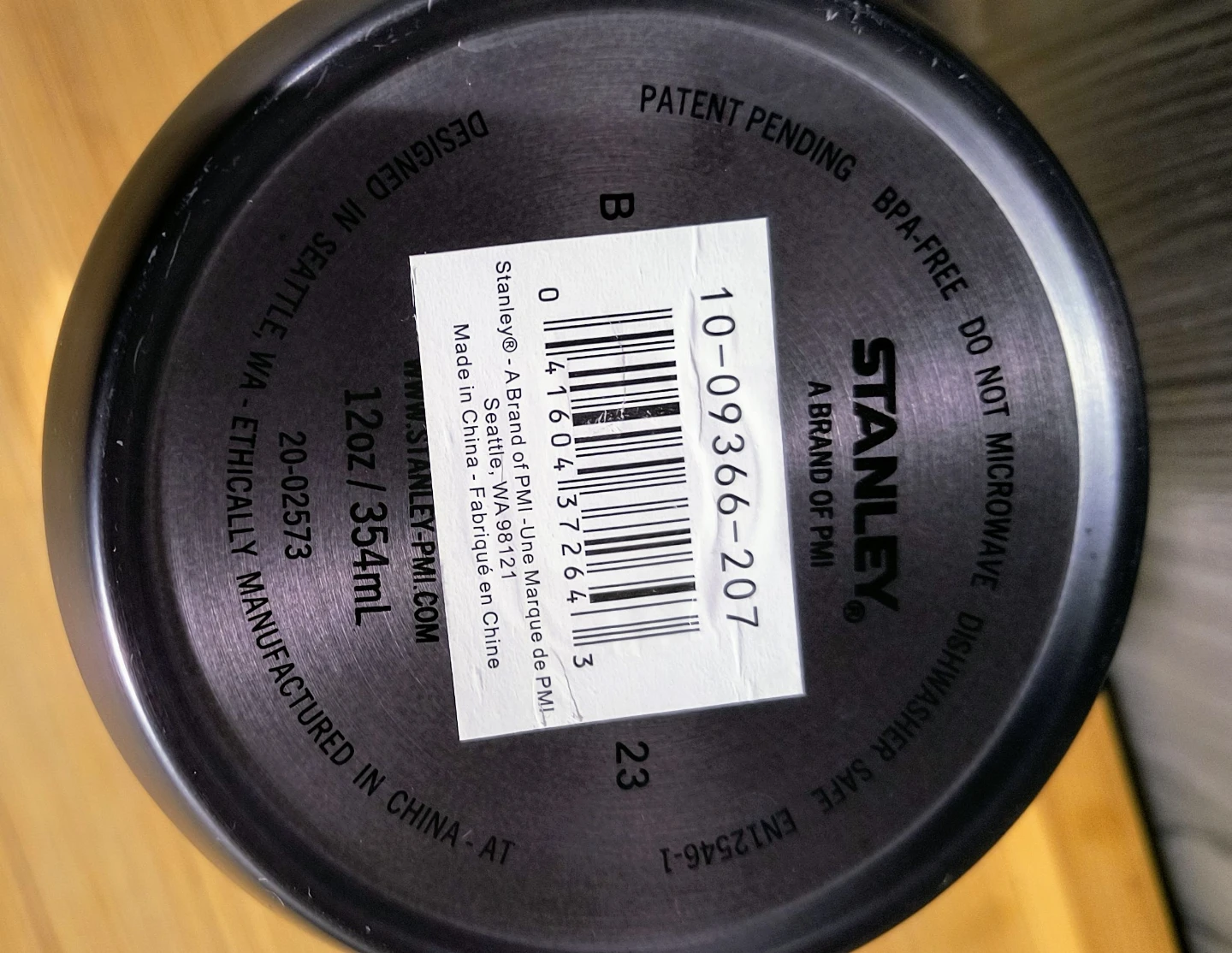 Stanley Insulated Mug with Lid - Black - 12oz/354mL - photo 3