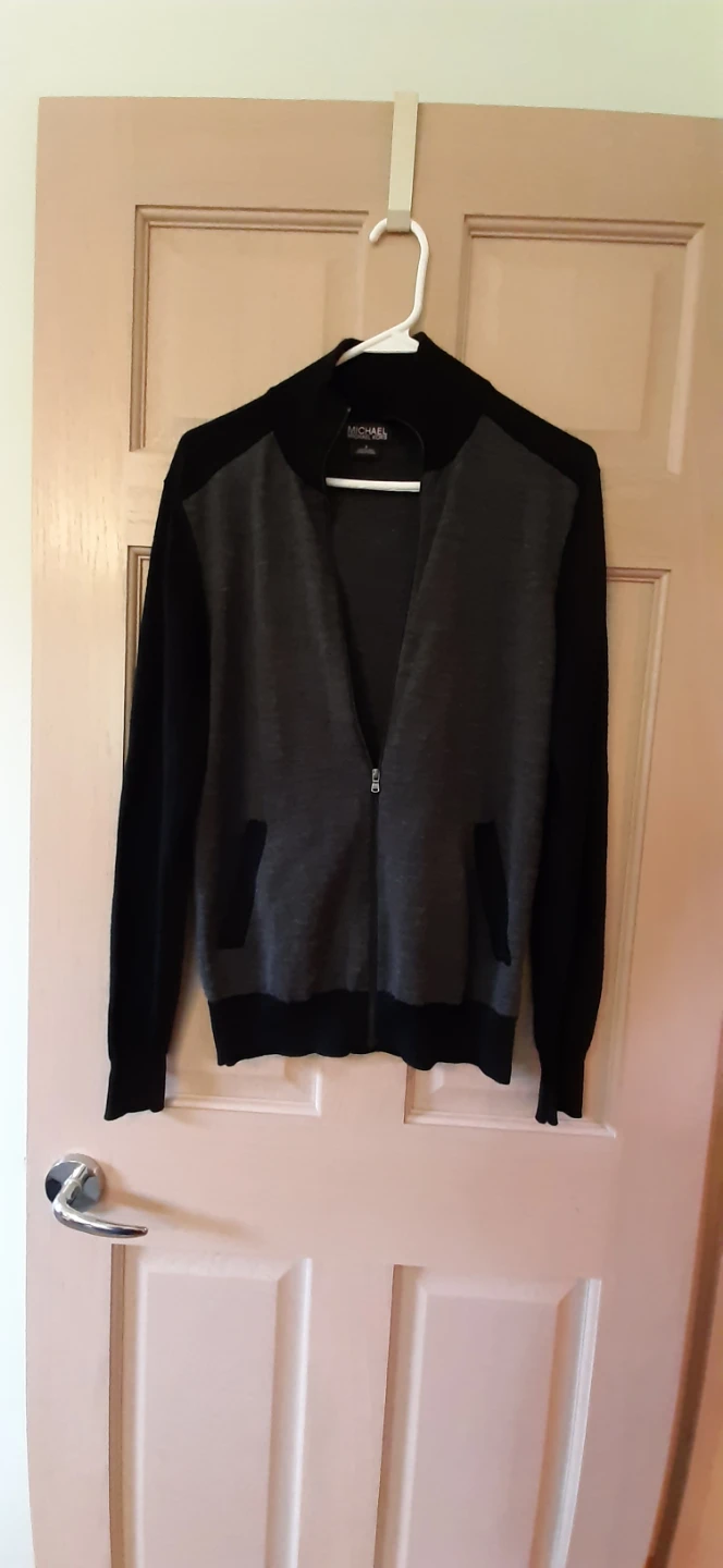 Michael Kors sweater, zipper & pockets
