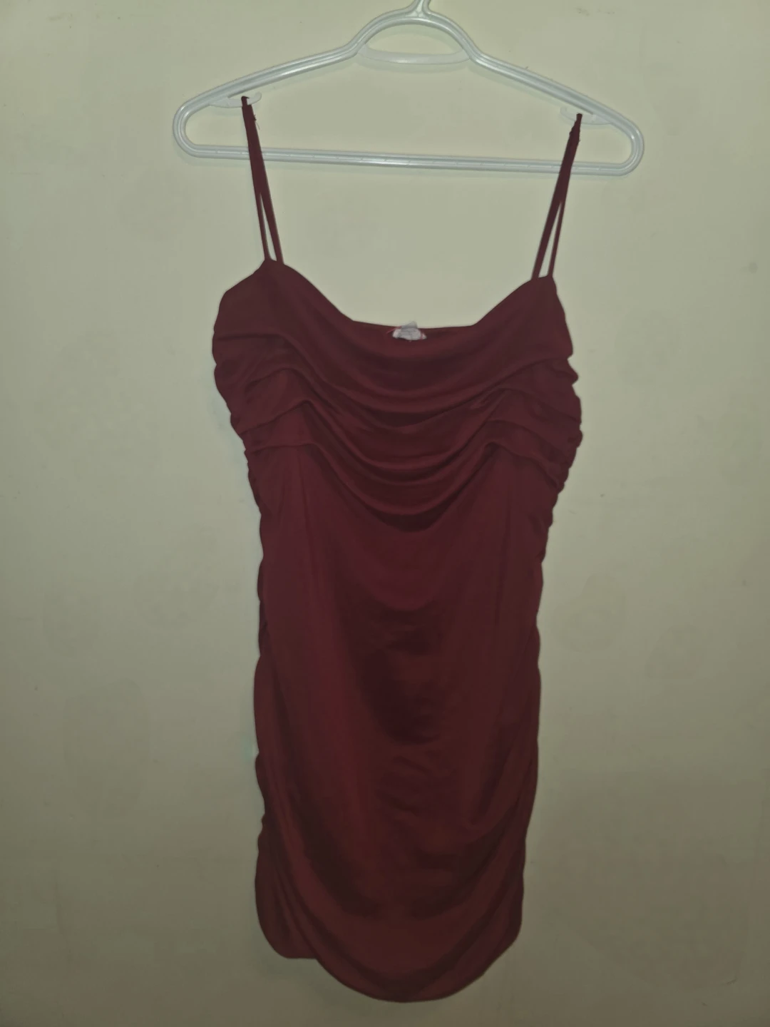 Garage Gigi Mesh Mini Dress Red Size XL