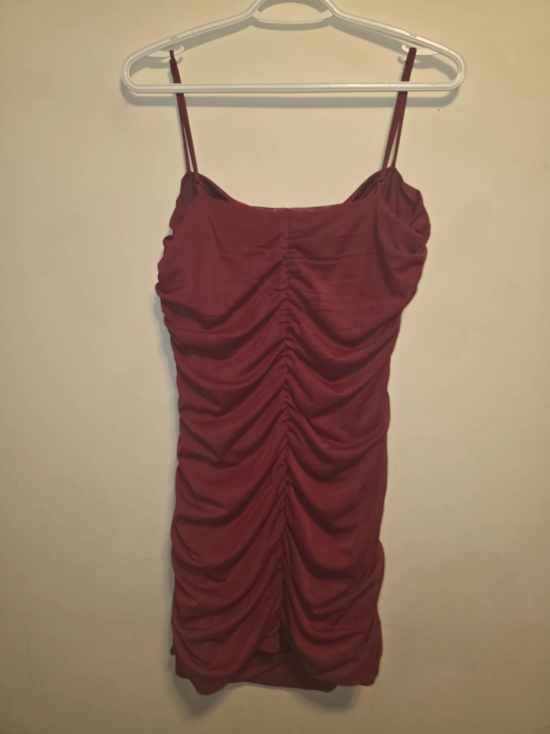 Garage Gigi Mesh Mini Dress Red Size XL - photo 2