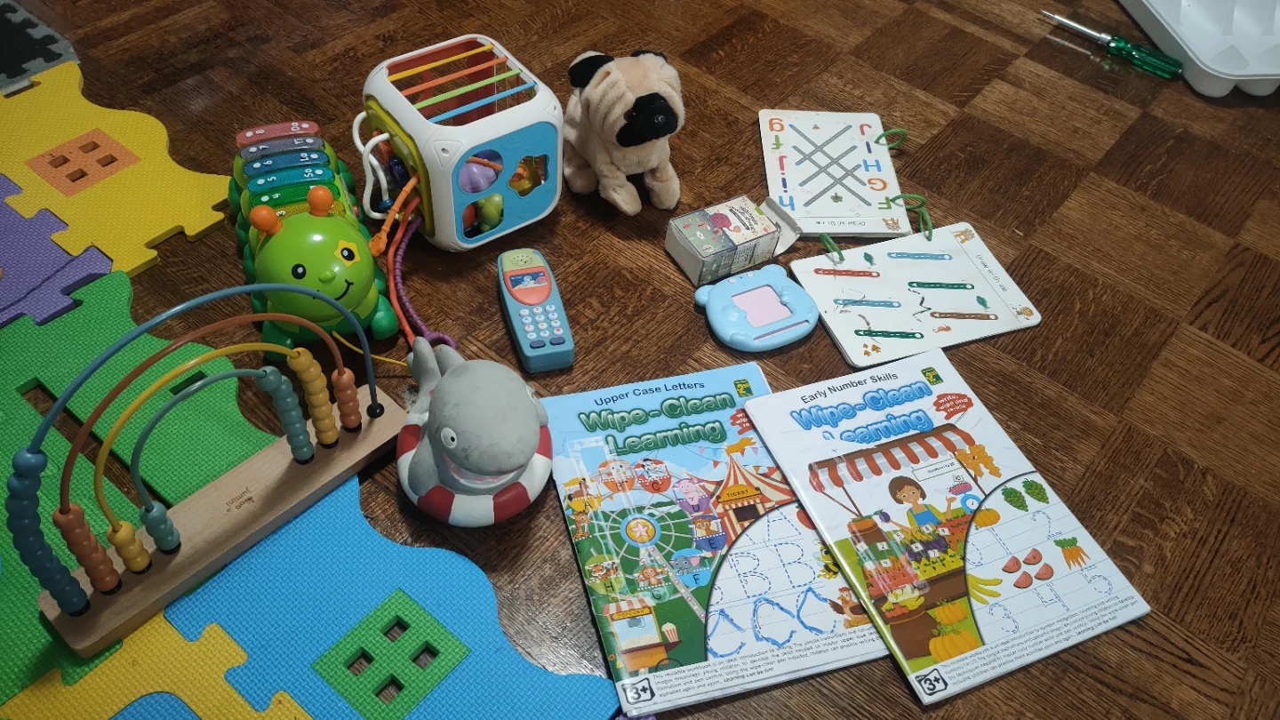 Move out sale -Assorted Kids Learning Toys and Books