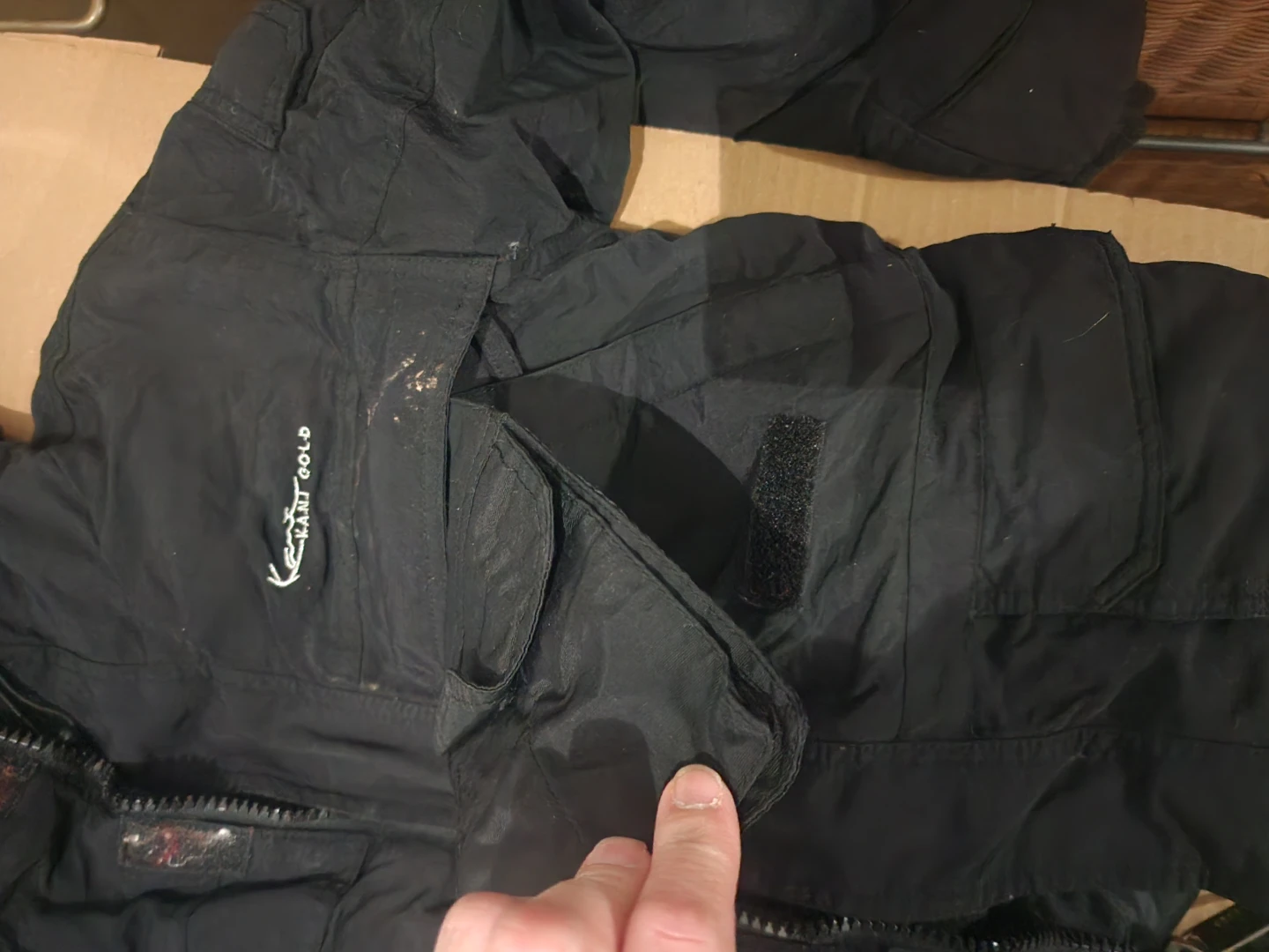 Size 8 KANI GOLD Black Hooded Winter Jacket - photo 3