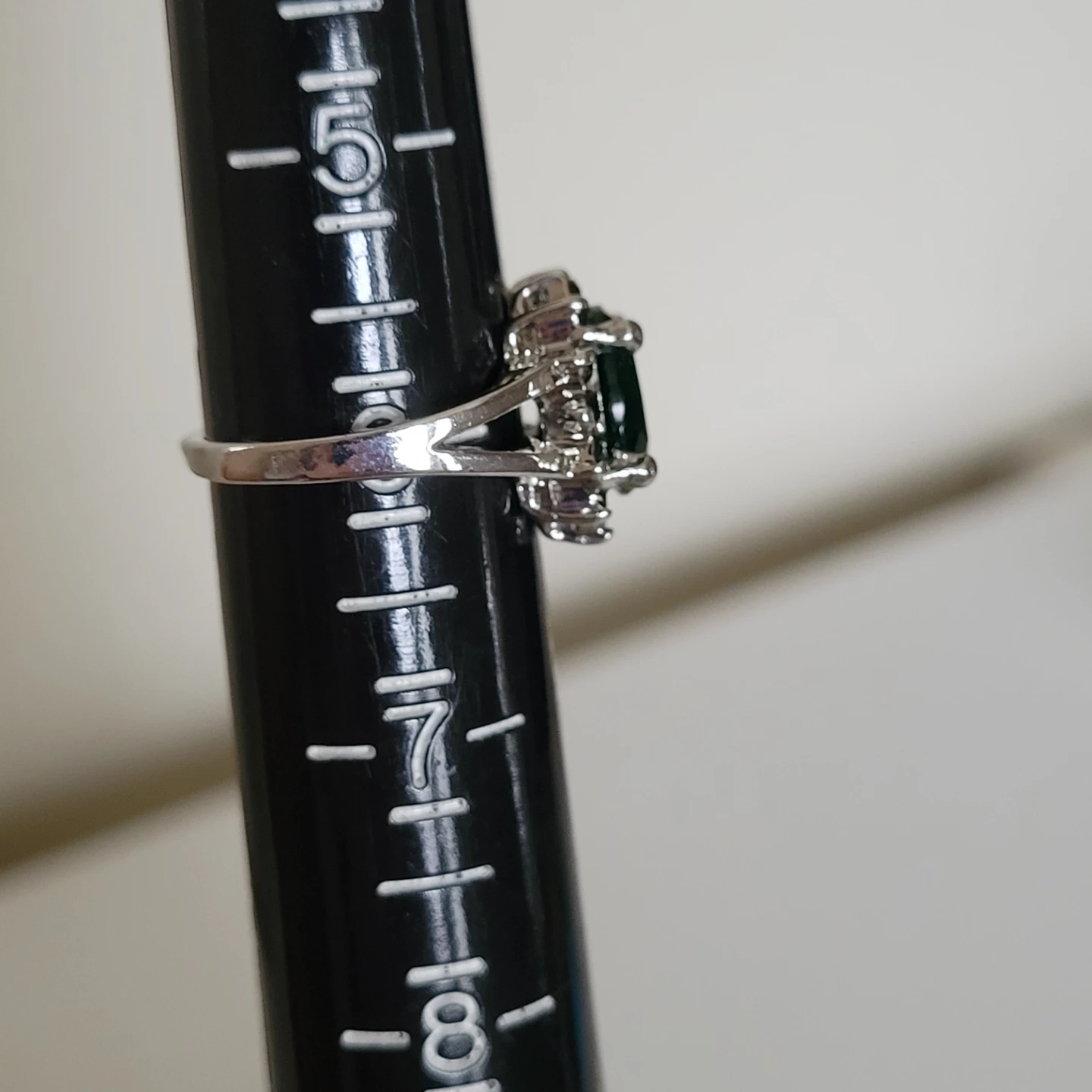 ♥️ Fashion Ring Green Stones - photo 3