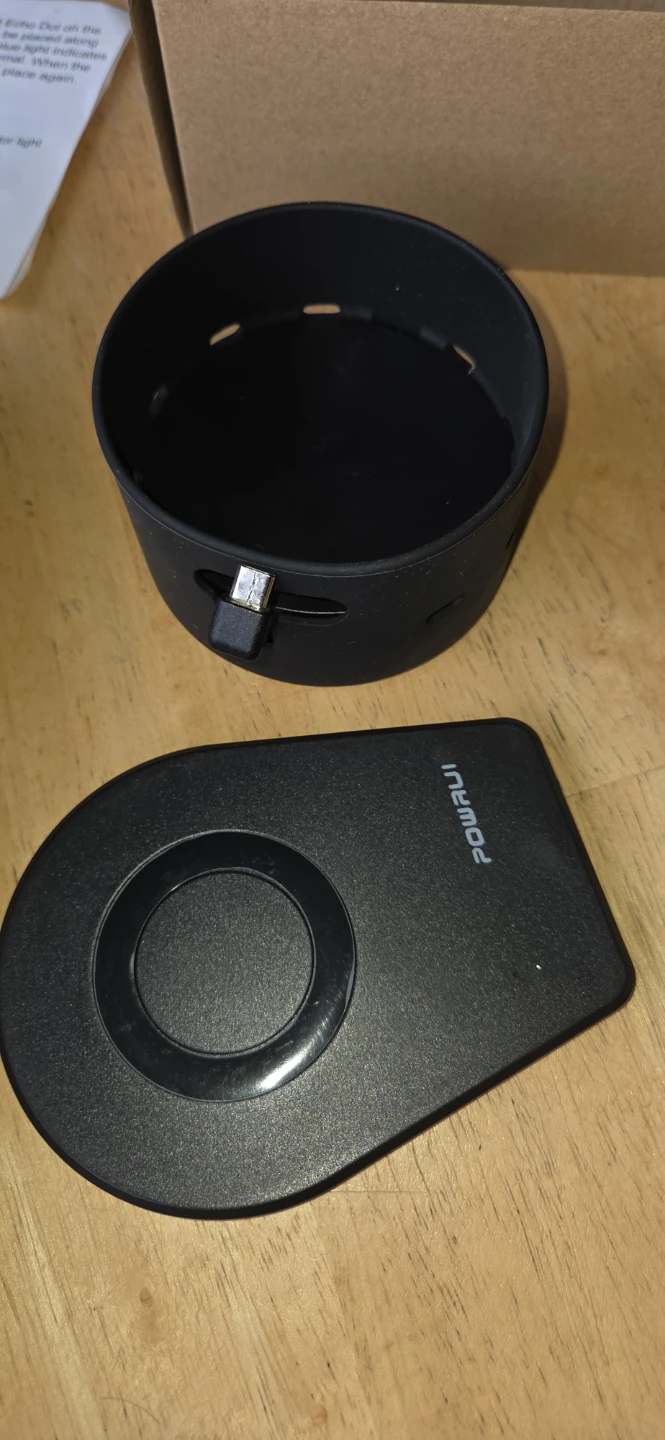 Wireless charger for Amazon echo dot 🥕 - photo 3