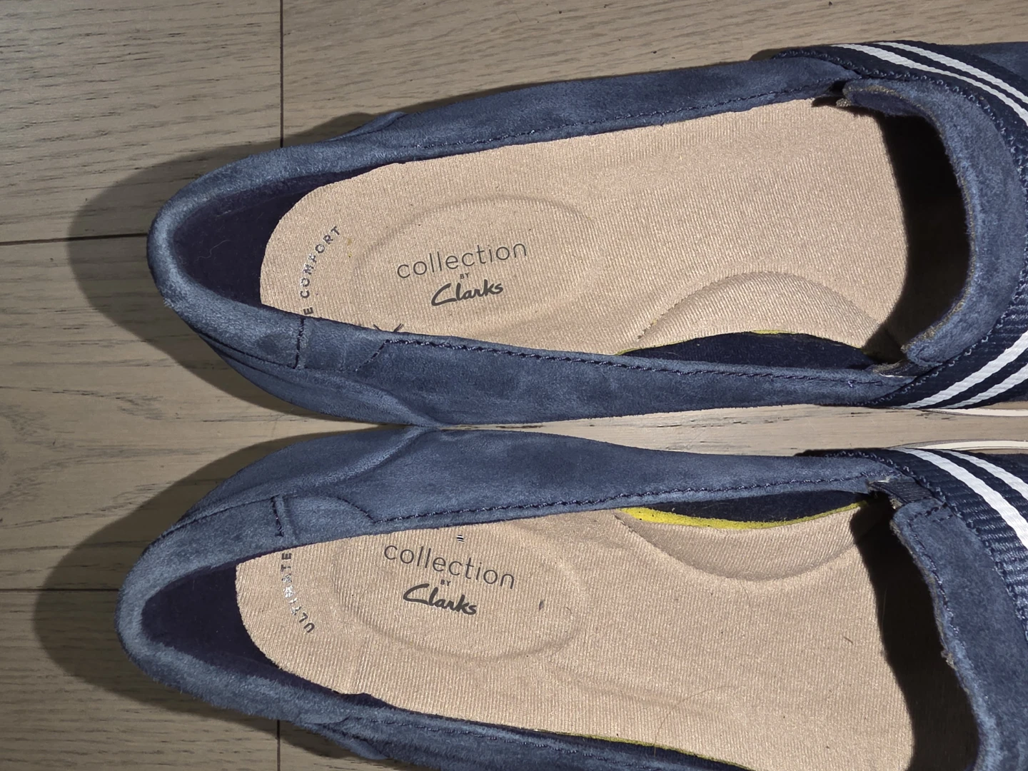 Clarks Women's Blue Suede Slip-On Loafers - photo 3