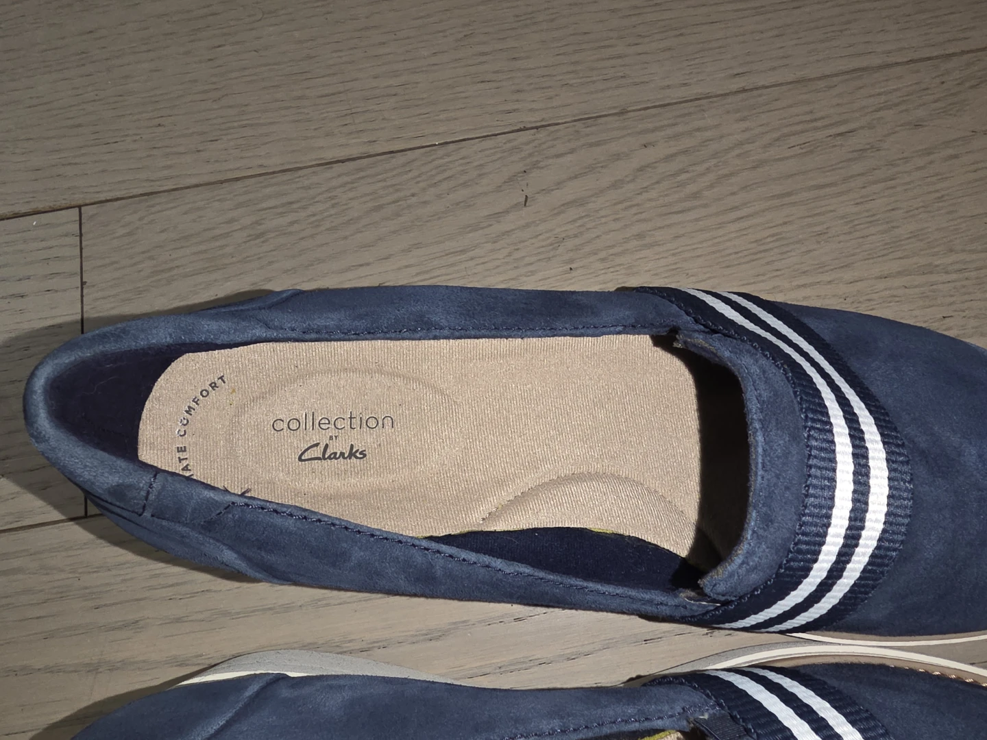 Clarks Women's Blue Suede Slip-On Loafers - photo 5