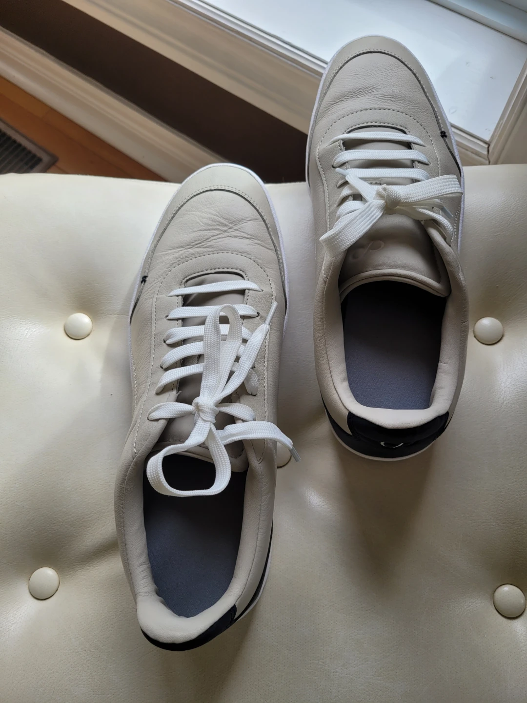 C/P By Puma Light Grey Leather Sneakers - photo 3