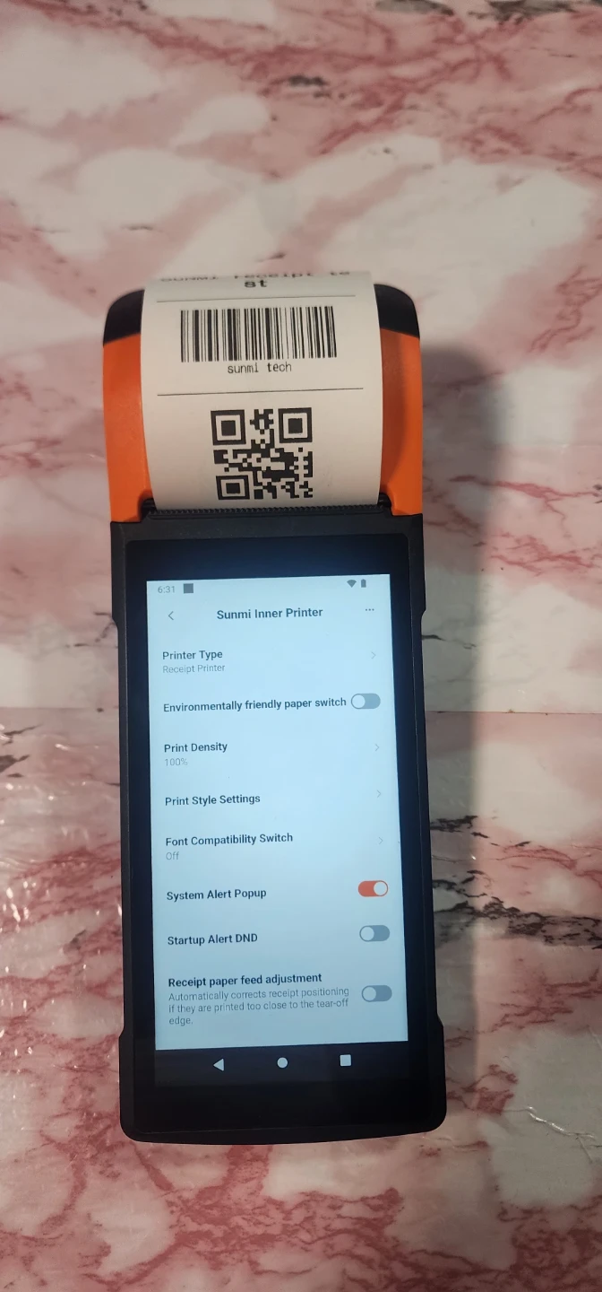 Sunmi V2s Mobile POS Terminal