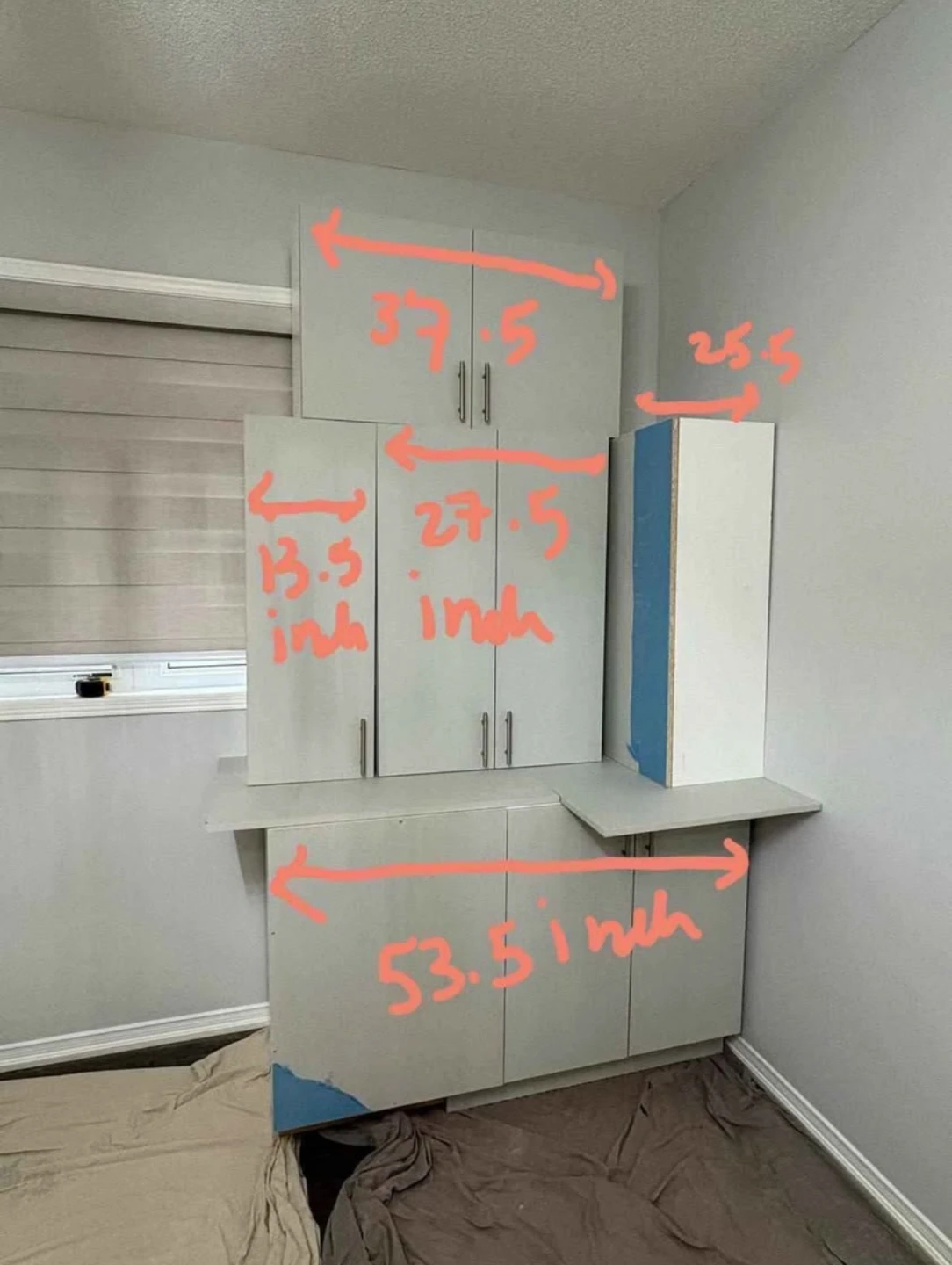 Grey kitchen Cabinet Unit with qurtz countertop - photo 2