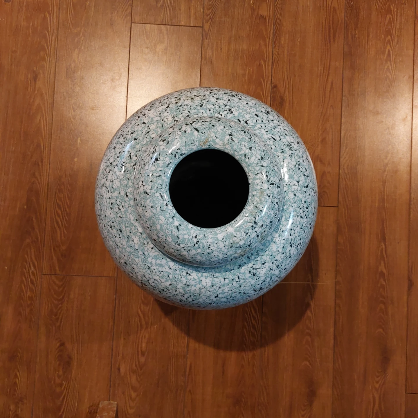 Speckled Blue Ceramic Urn - photo 2
