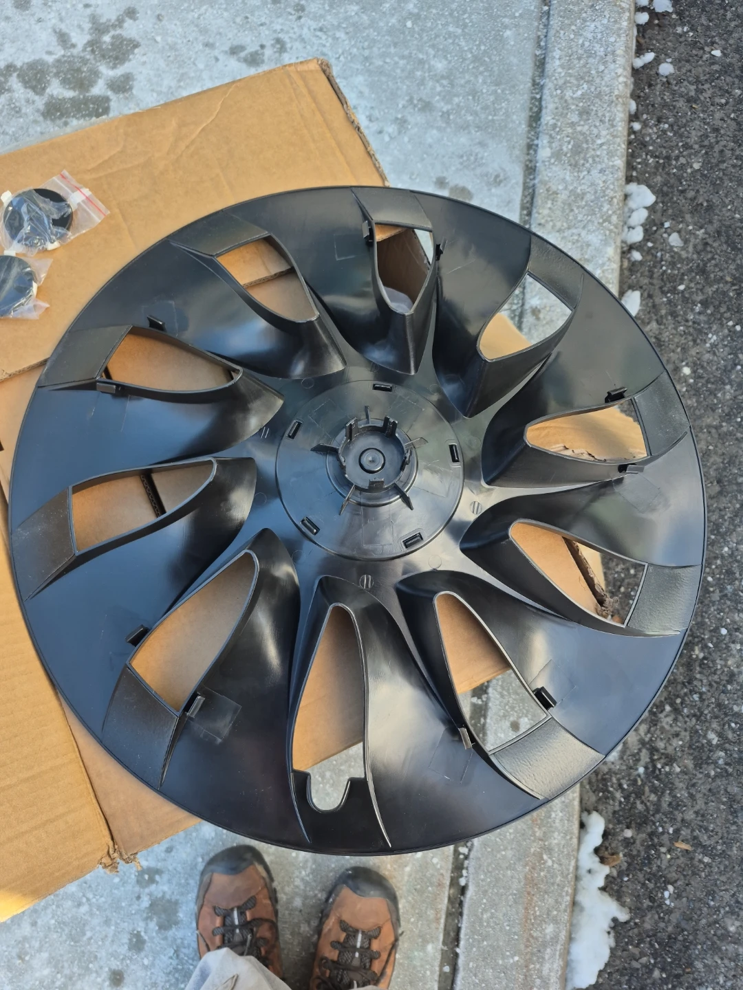 Tesla Model Y 19" Gemini Wheel Covers - photo 2