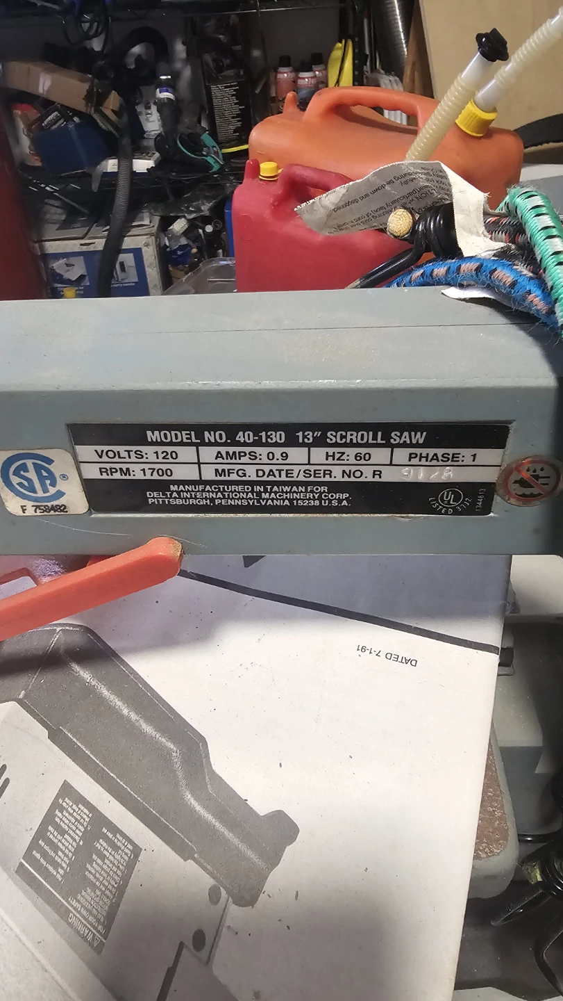 Delta 13" Scroll Saw - Model 40-130