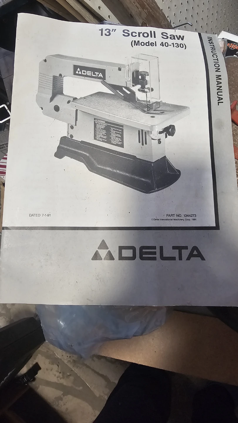 Delta 13" Scroll Saw - Model 40-130 - photo 3
