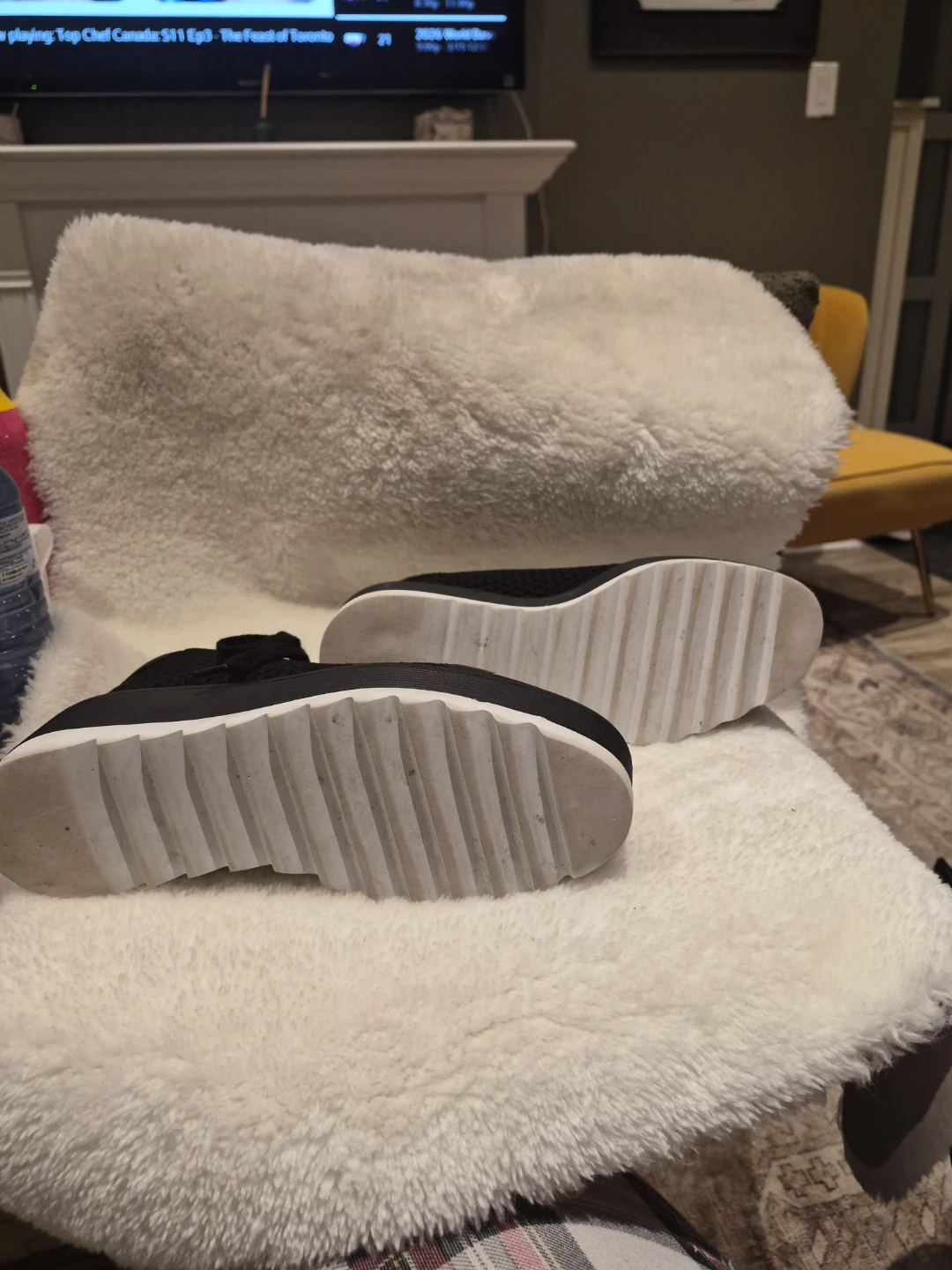 The Wishbone Black Knit Sneakers - photo 3
