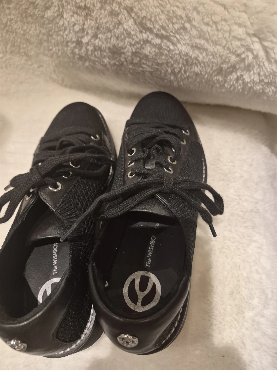 The Wishbone Black Knit Sneakers - photo 5