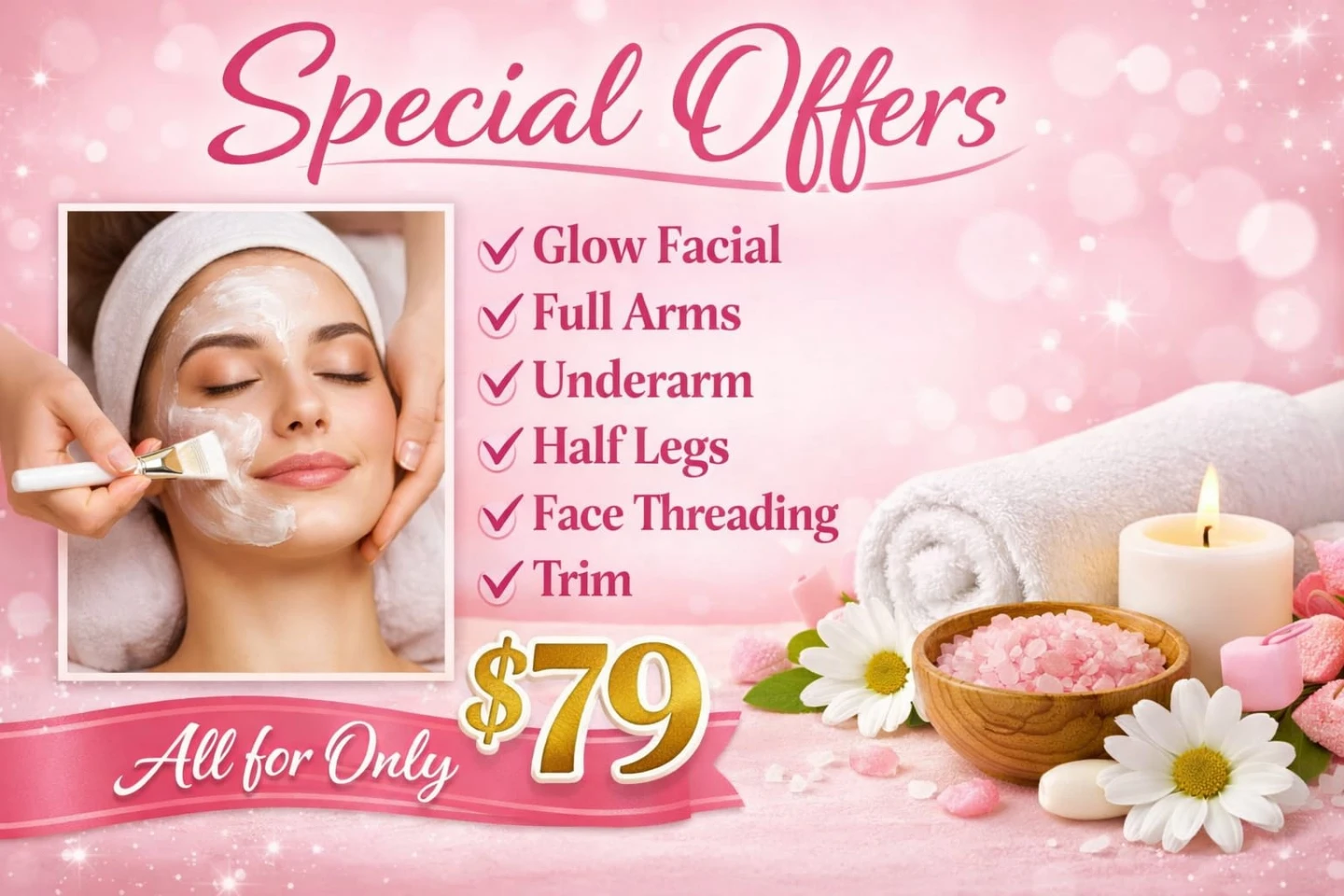 Offer on Facials and Waxing