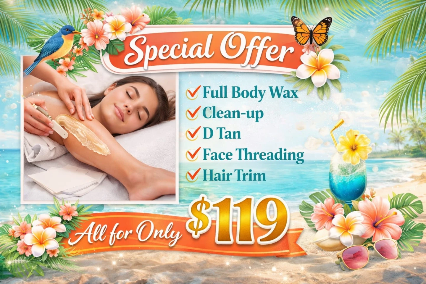 Offer on Facials and Waxing - photo 3