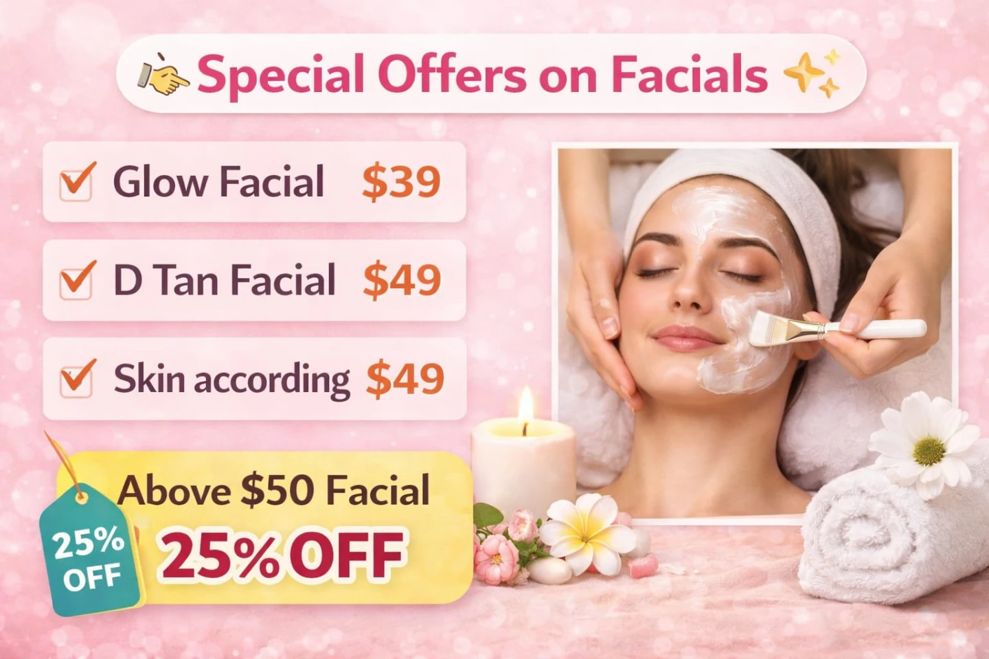 Offer on Facials and Waxing - photo 4