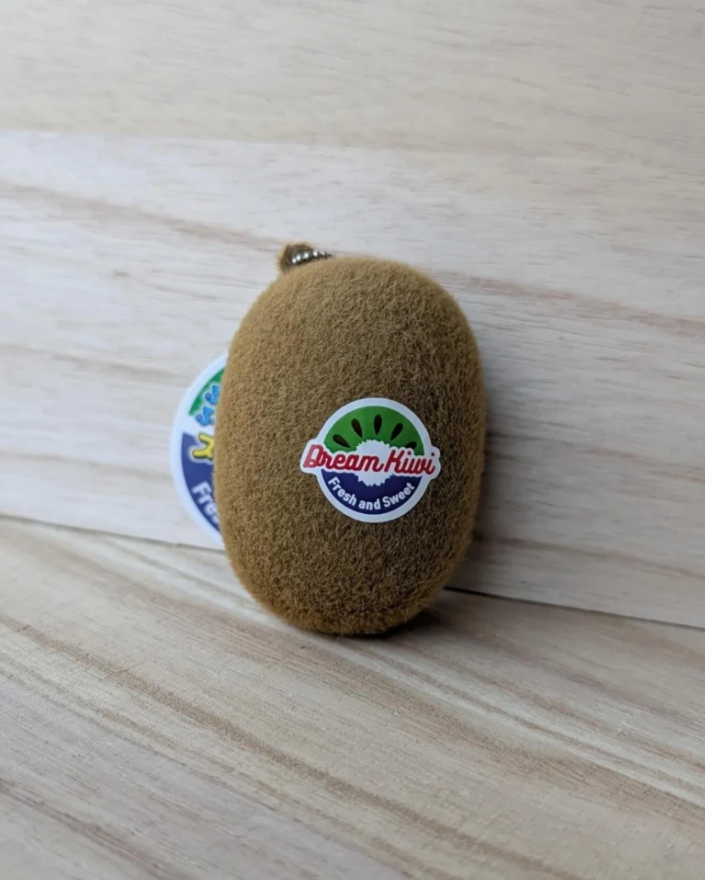 New Squishy realistic Kiwi Plush Keychain, bag charm - photo 2