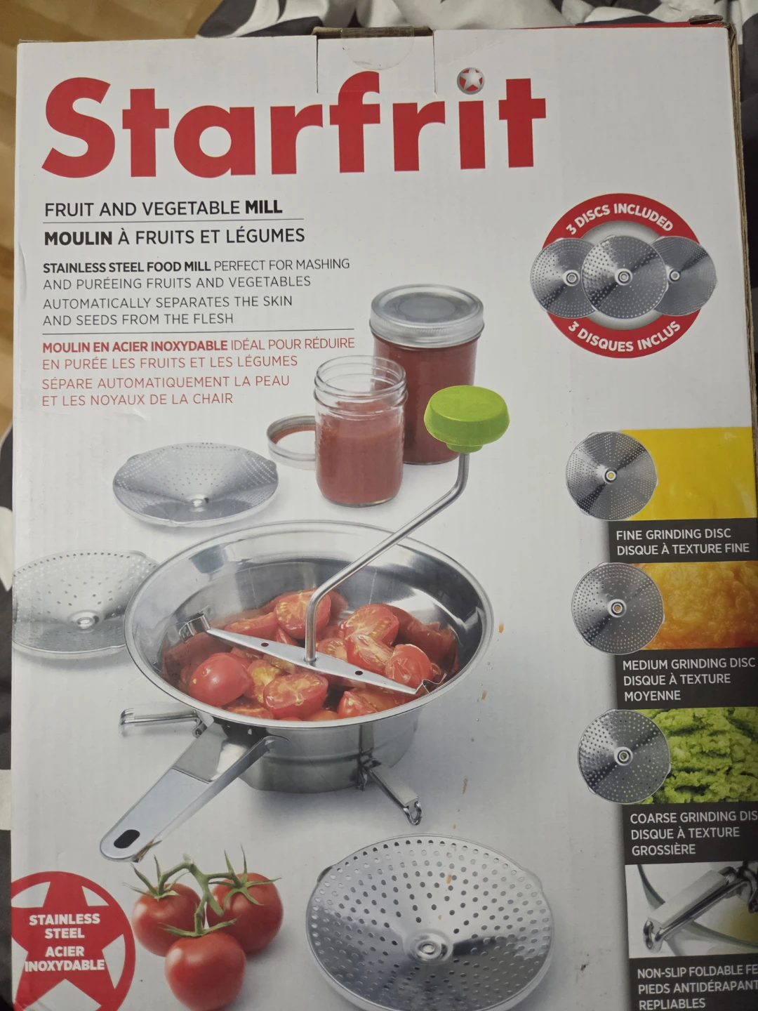 Starfrit Stainless Steel Fruit and Vegetable Mill