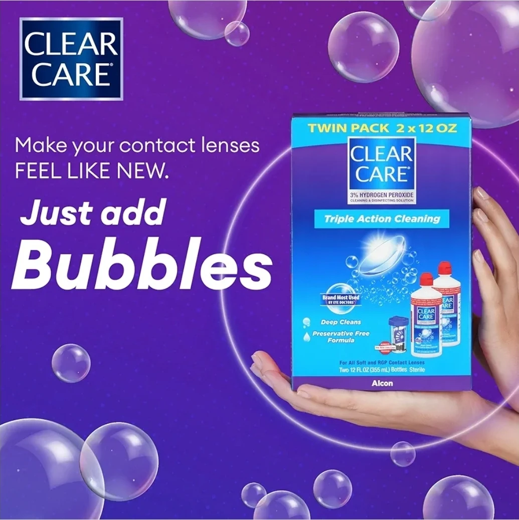 Clear Care Plus Contact Lens Solution Twin Pack - 2 x 12 oz - photo 5