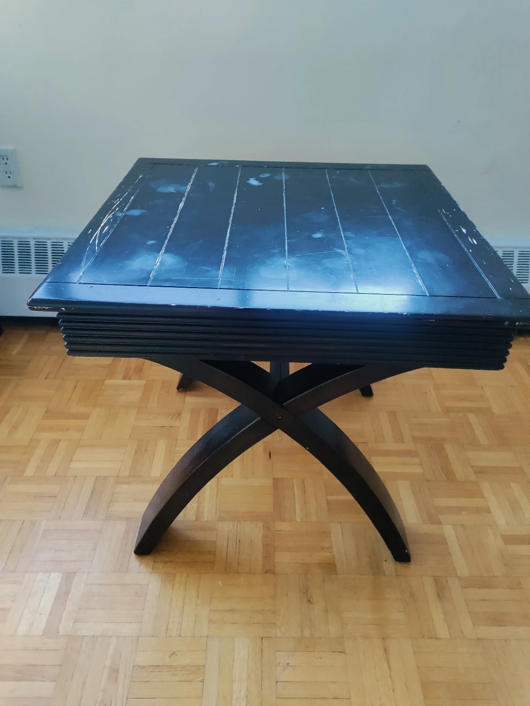Dark Wood Side Table - photo 3