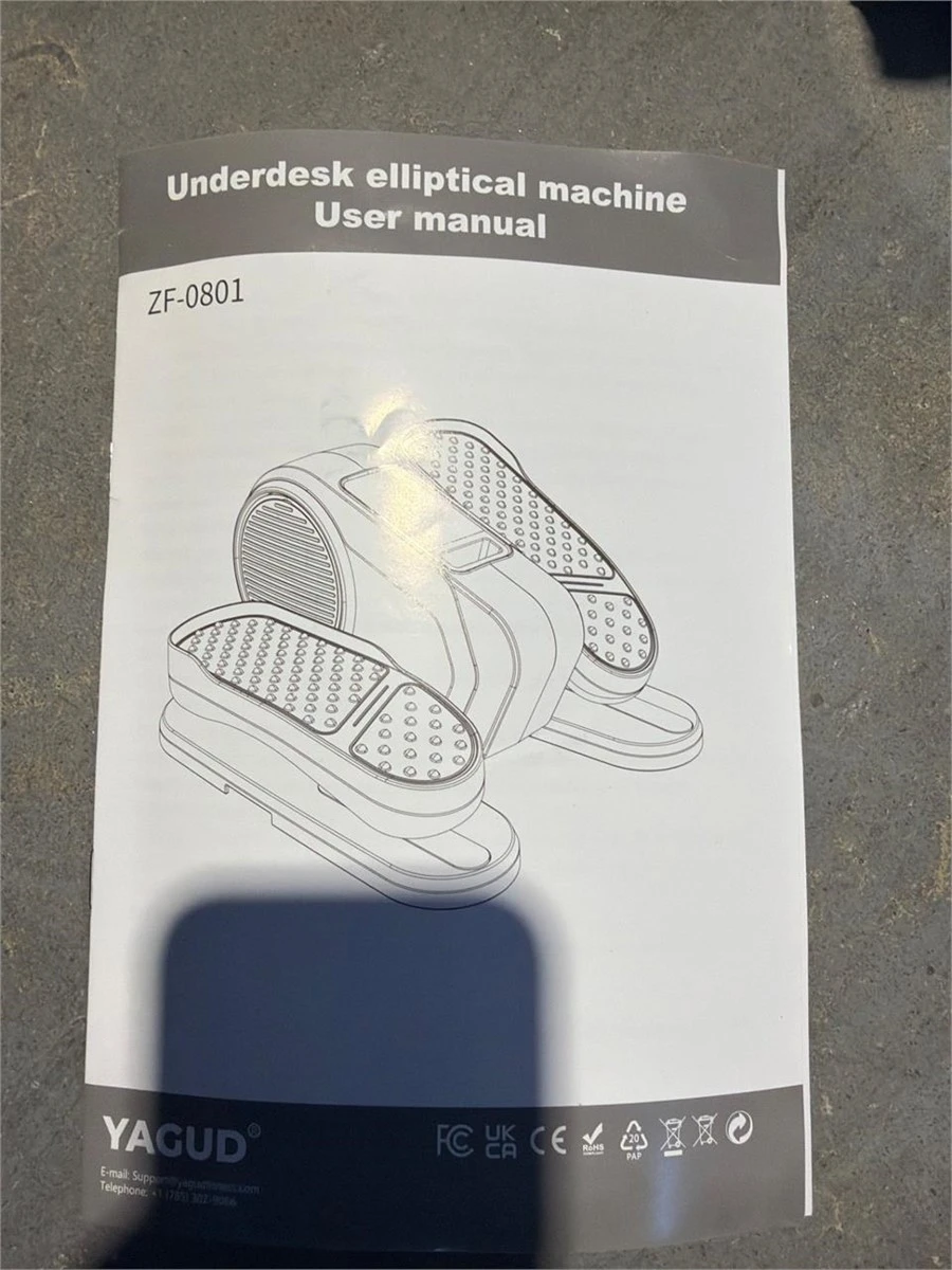 YAGUD Underdesk Elliptical Machine ZF-0801 - photo 5